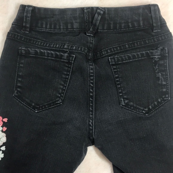 Blue Spice Embroidered Black Jeans - Picture 12 of 15